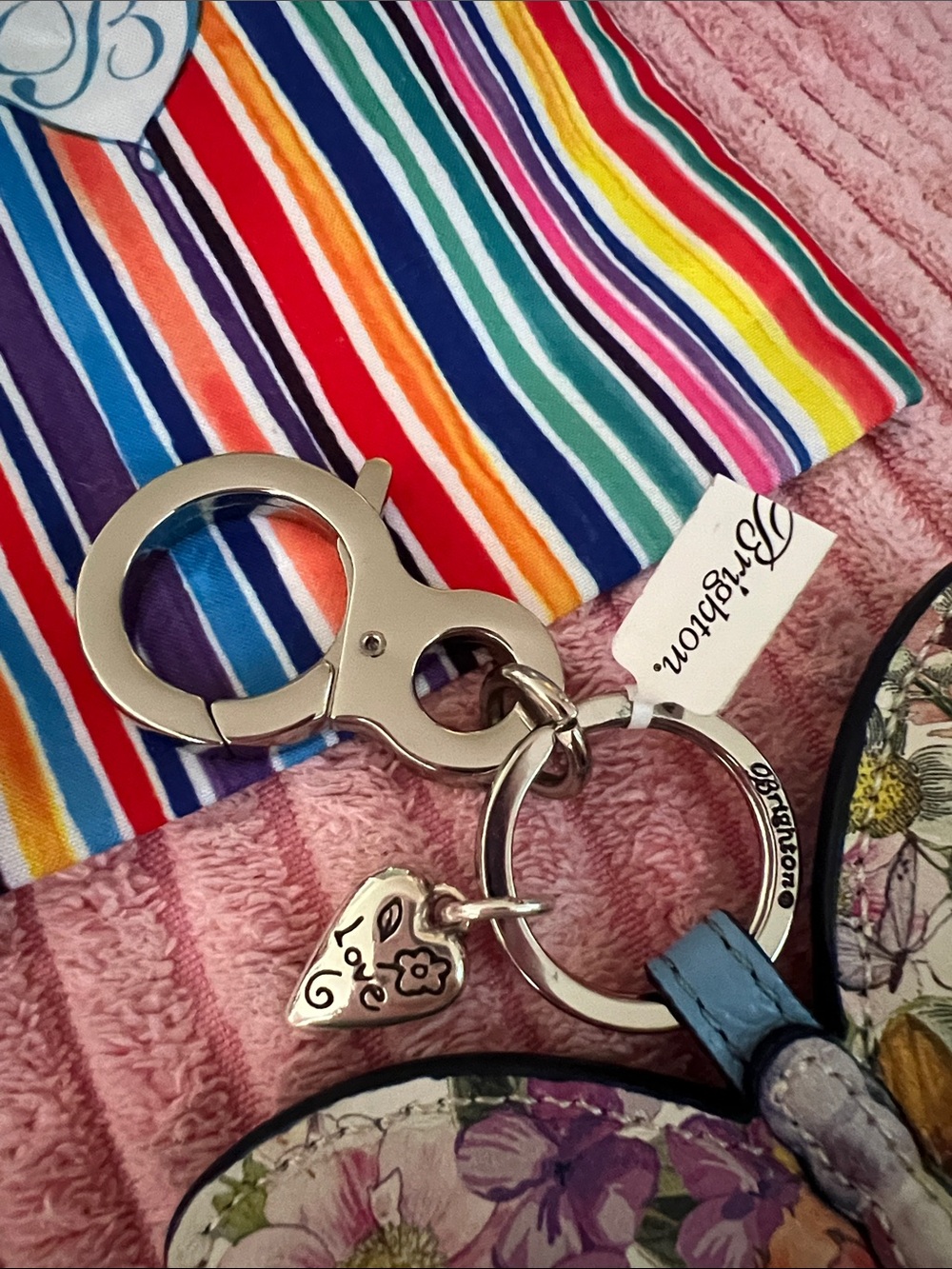 Brighton Blossom Hill Butterfly Handbag Fob - Picture 6 of 8